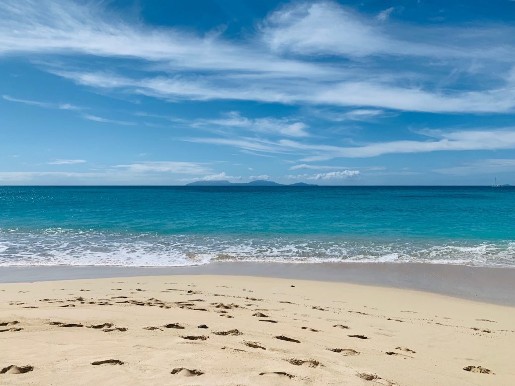 Crabbe Hill Beach to Montserrat in Antigua